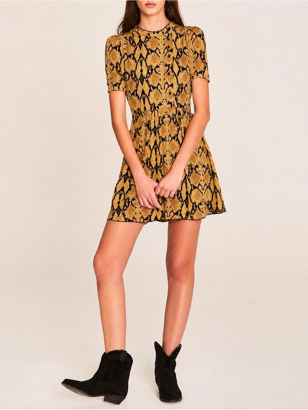 BA&SH Cascade Dress Brand Size 2 / Fits a US 6 Ochre Floral $401